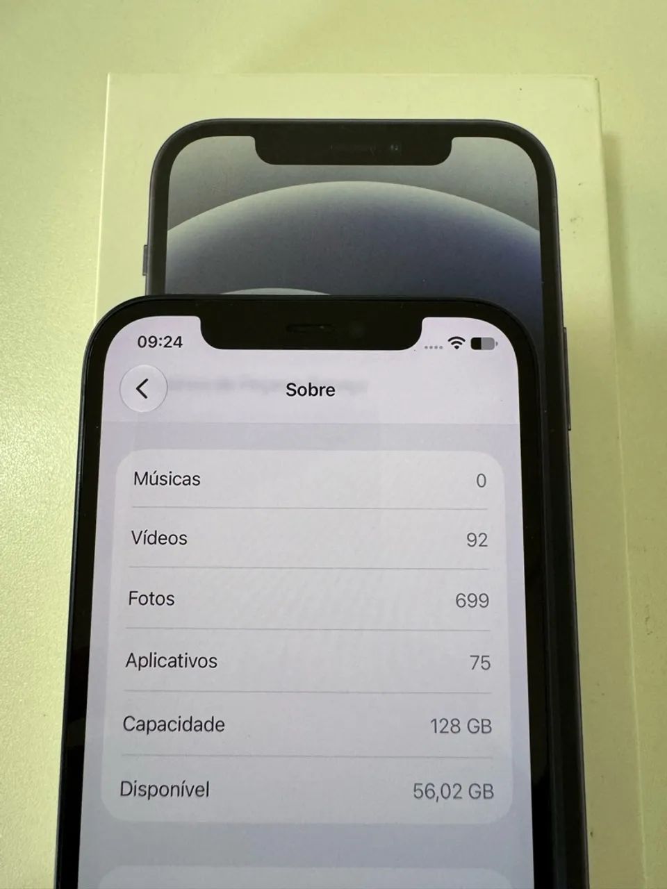 Iphone 12 preto, 128 gb usado - Foto 5
