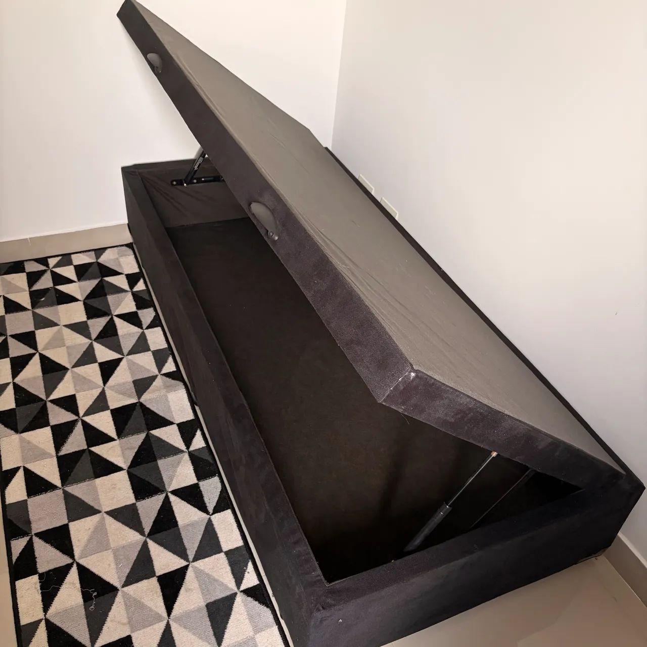 Cama box solteiro com baú e colchão  - Foto 3