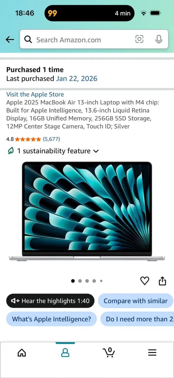 Vendo Macbook air 13 Novo - Foto 2