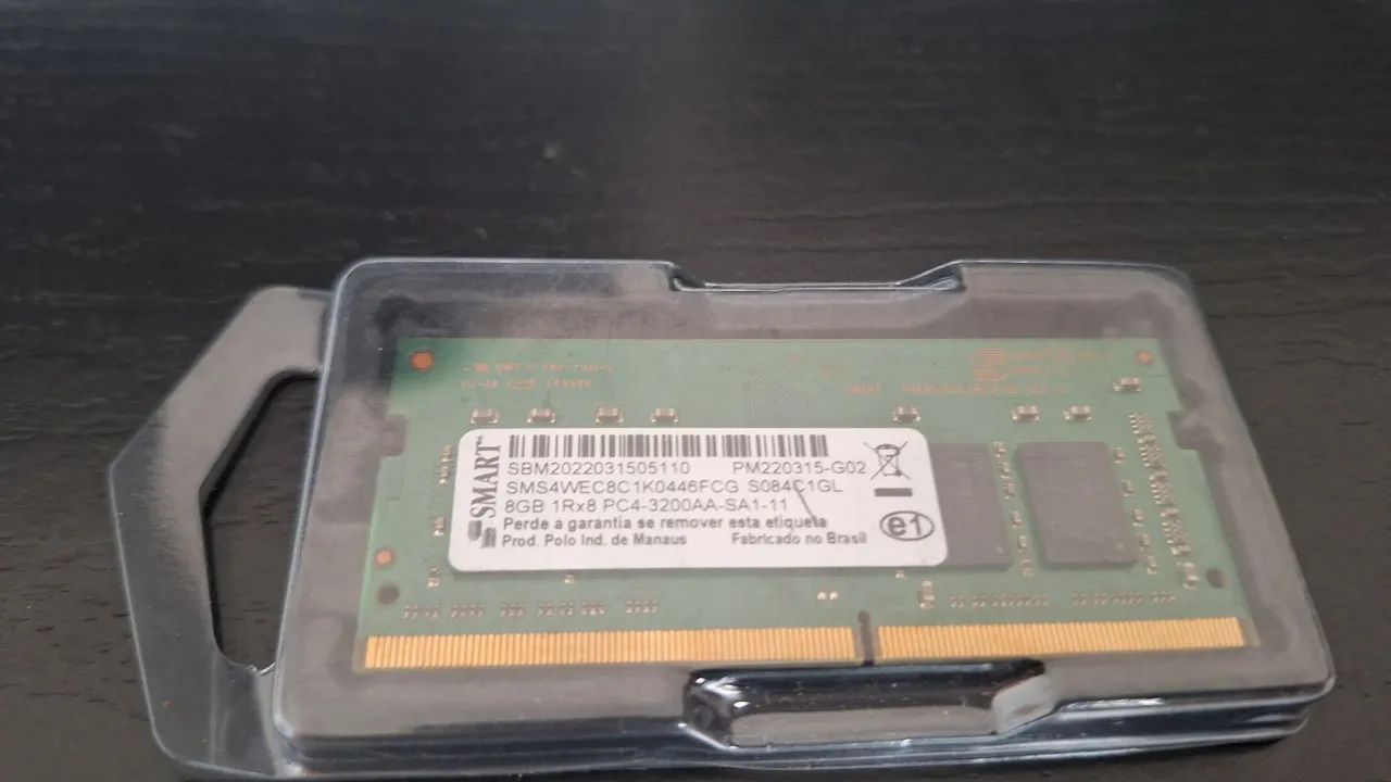 Memória Notebook DDR4 8gb 3200mhz Smart - Foto 2