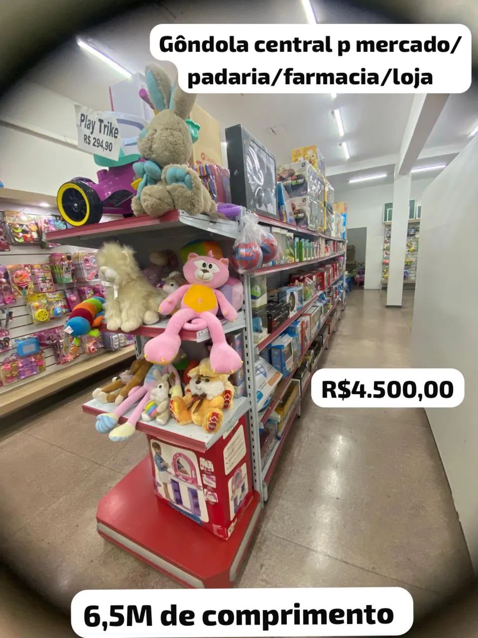 Gôndola central /Prateleira/Balcao 6,5 metros - Foto 4