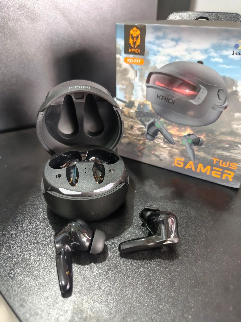 Fone bluetooth Kaidi Gamer  - Foto 4