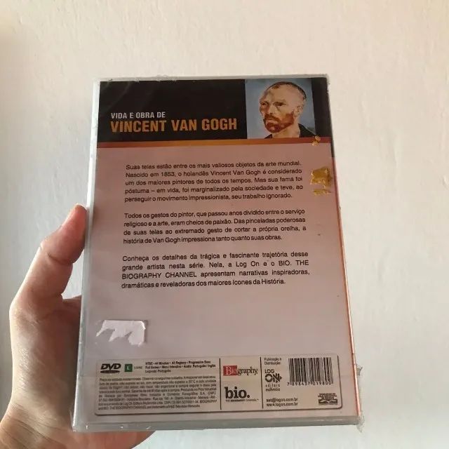 dvd lacrado - vida e obra de vincent van gogh - Foto 2