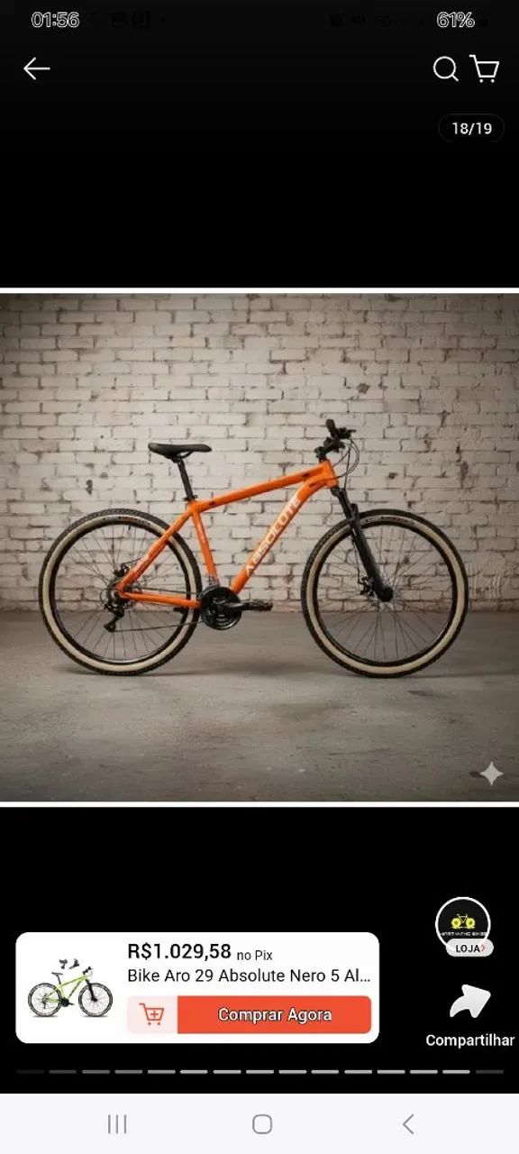 BICICLETA ARO 29 ABSOLUTE NOVA - Foto 2