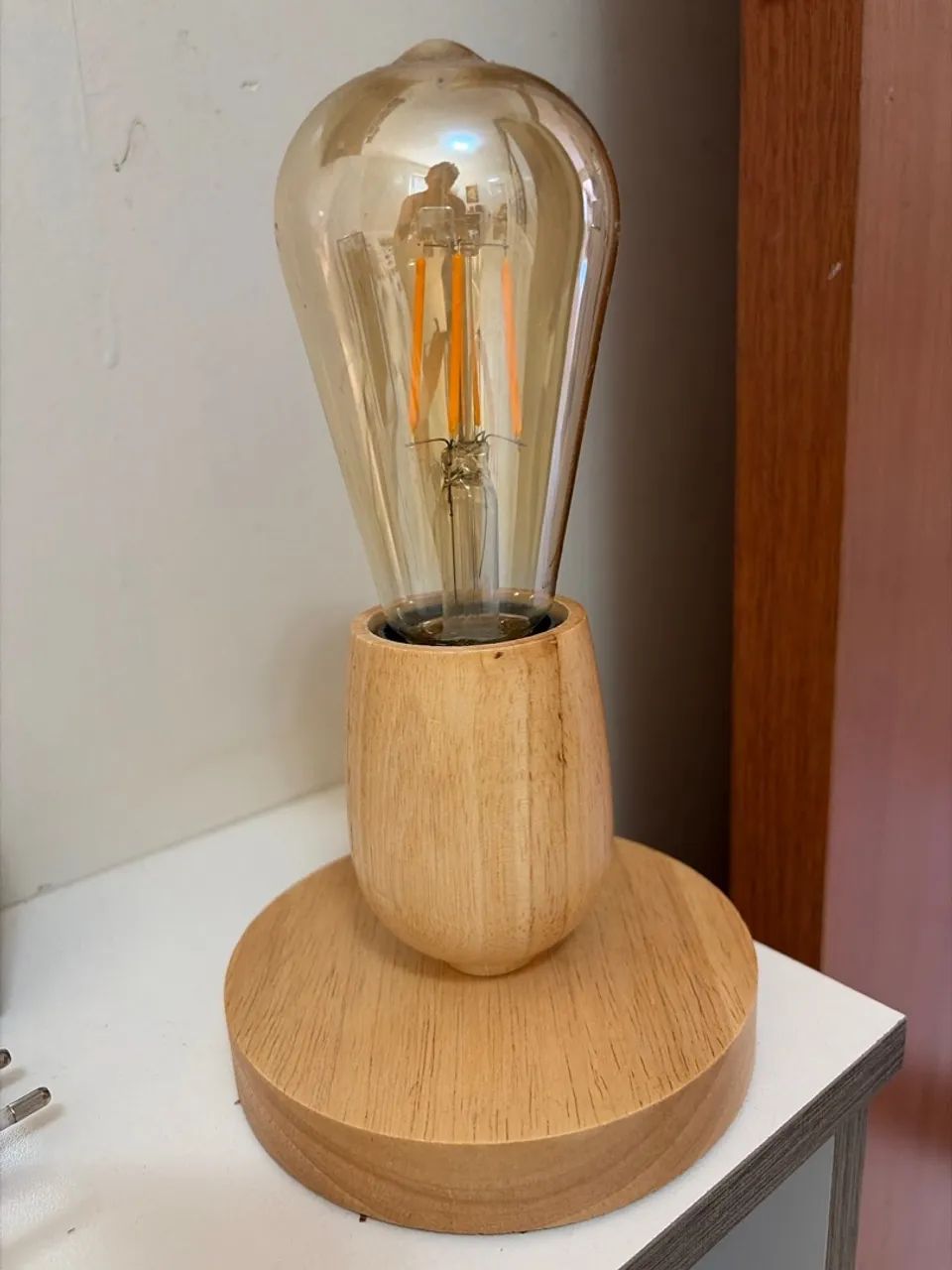 Luminária rústica 