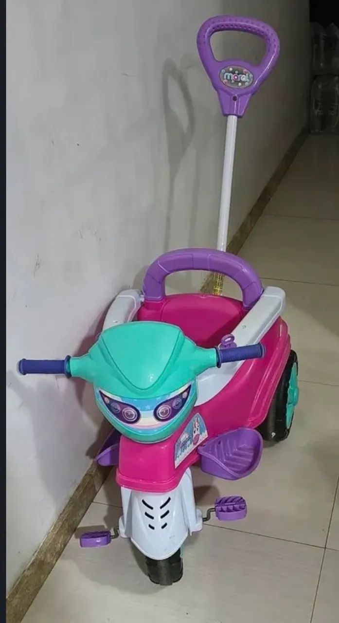 carrinho de passeio rosa
