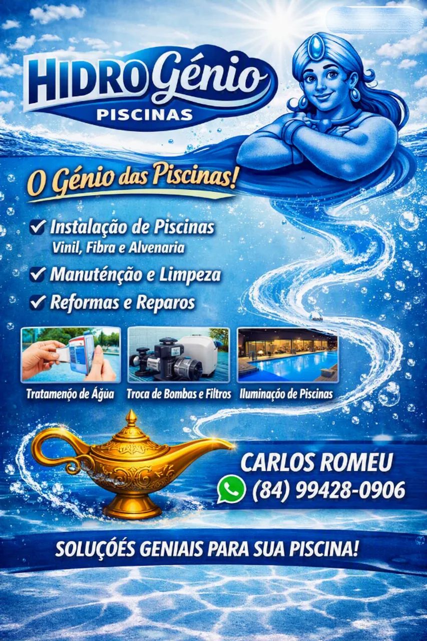 HIDROGÊNIOS PISCINAS! MANUTENÇÃO E SERVIÇOS EM PISCINAS - Foto 2