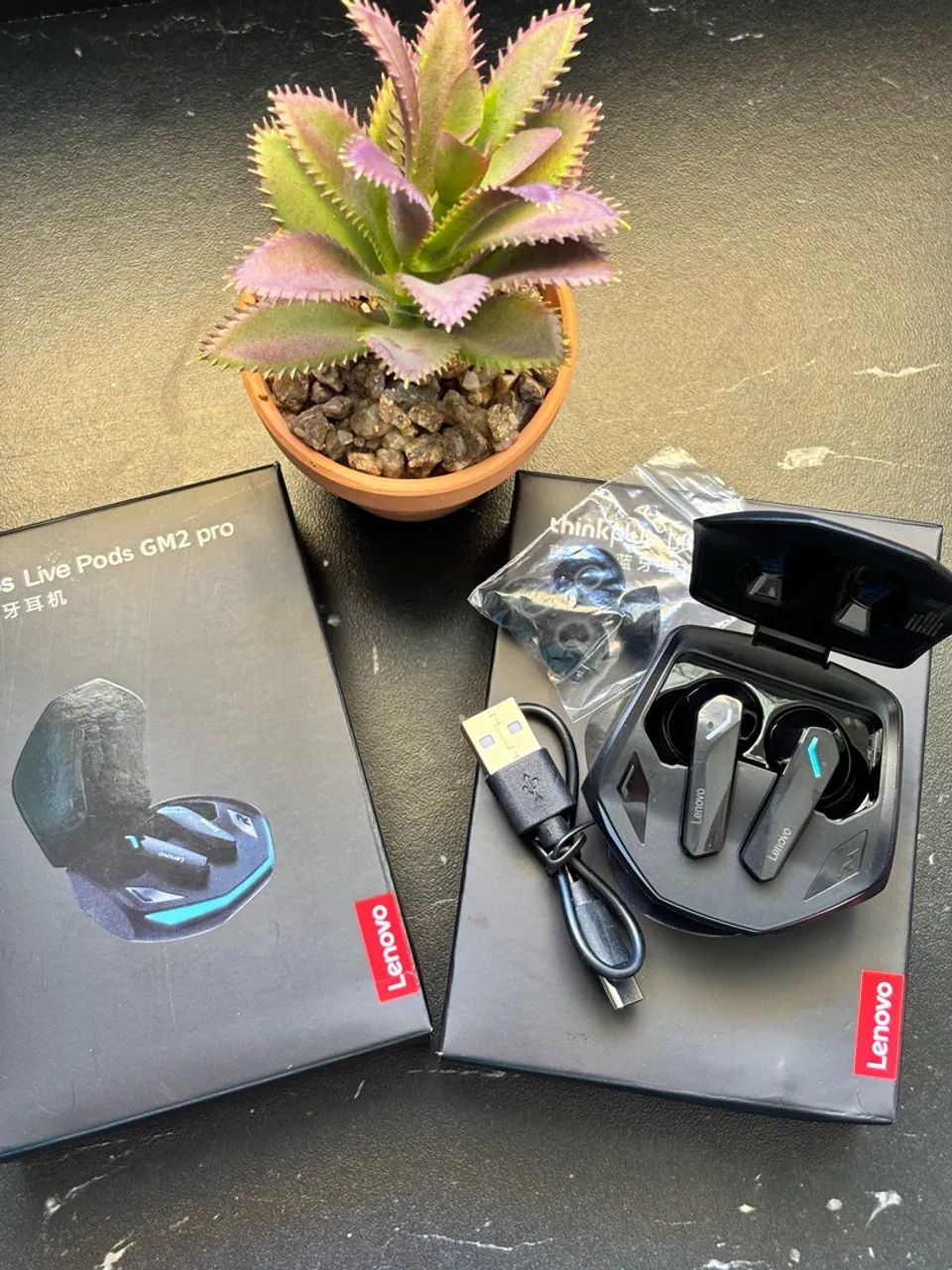 Fone Bluetooth Lenovo gm2 pro  - Foto 5