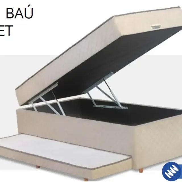 Bibox Baú Pocket Molas Ensacadas solteirão