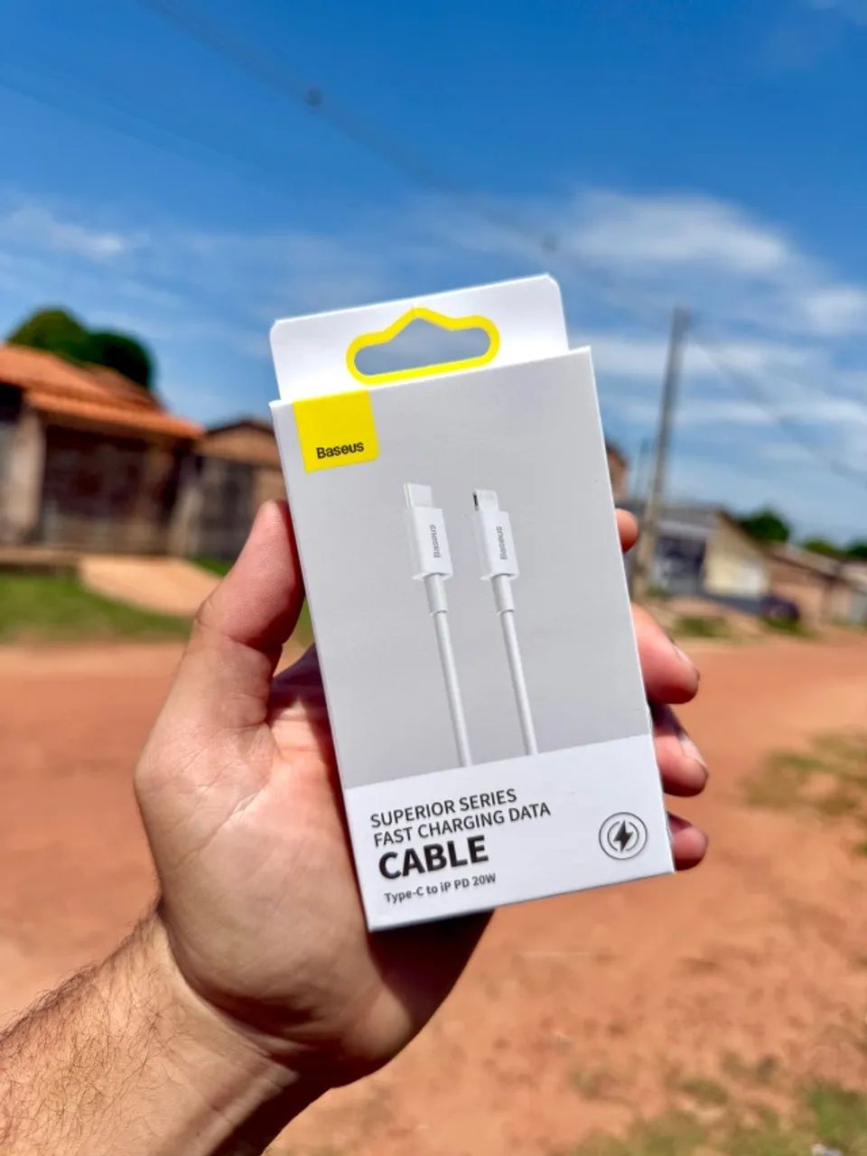 BASEUS CABO TIPO - C / LIGHTING - SUPERIOR SERIES FAST CHARGING DATA 1 METRO 20W