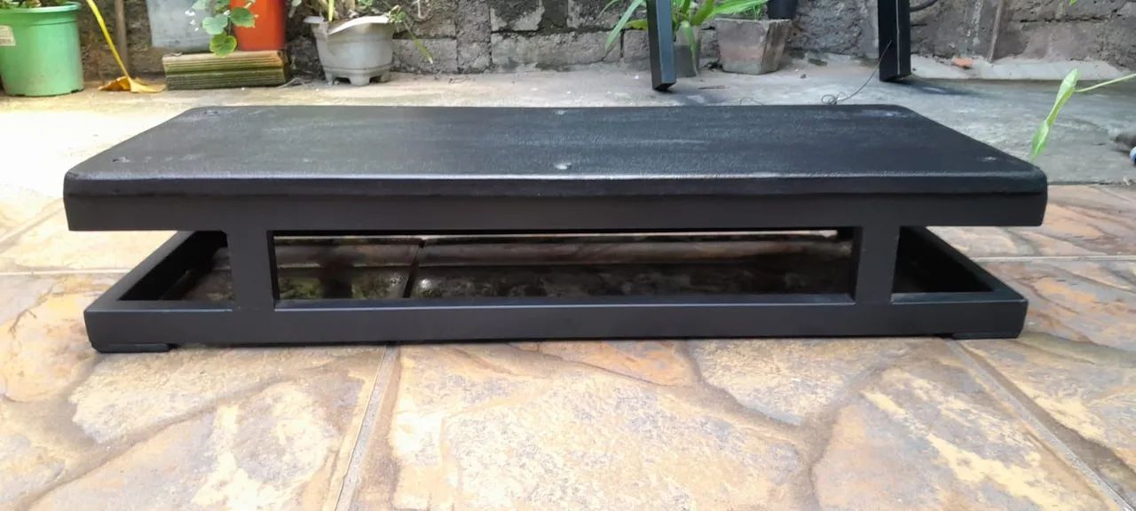 Step de ferro e madeira 75x30x14 - Foto 3