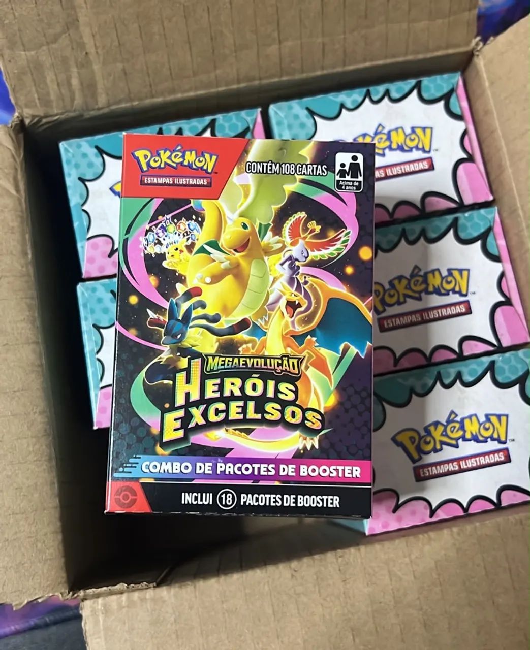 Case Mini Booster box Heróis Excelsos