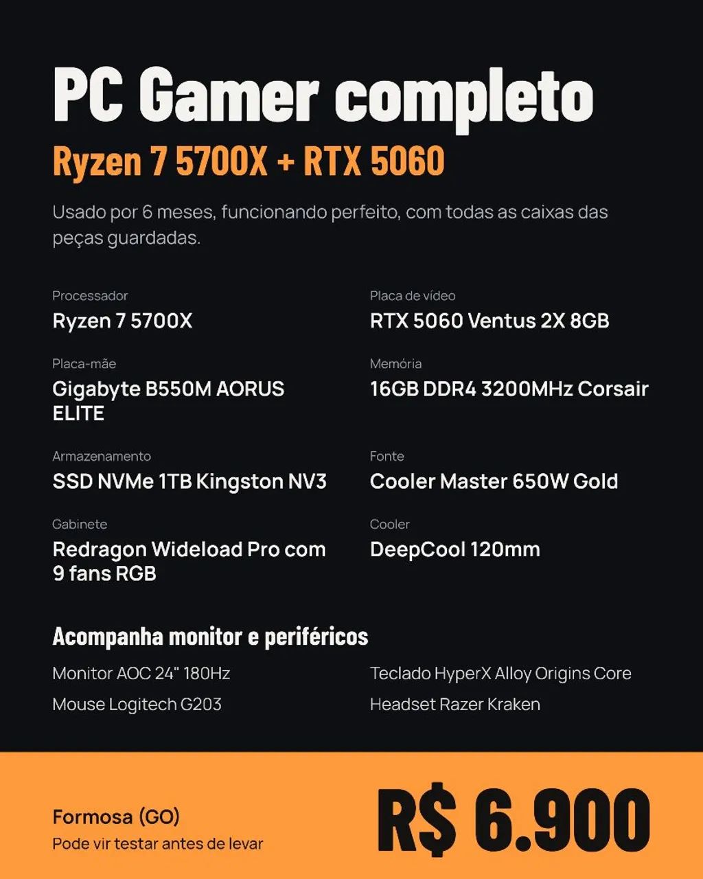 Pc Gamer Completo - Foto 3