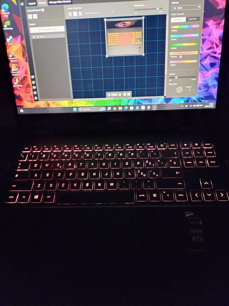 Notebook gamer Hp omem rtx 3070/ 2 terá mvme 