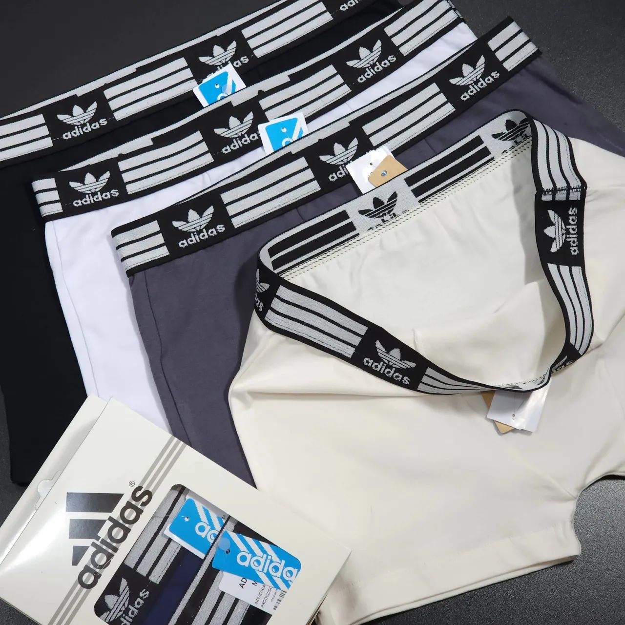 Kit cuecas adidas 