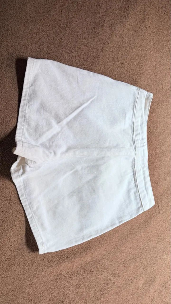 Shor jeans branco - Foto 2
