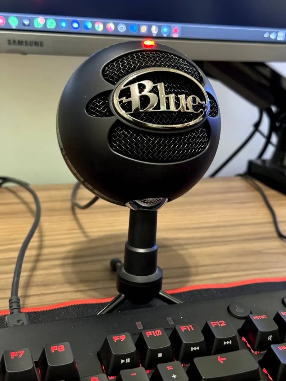 Microfone Condensador USB Blue Snowball iCE - Preto