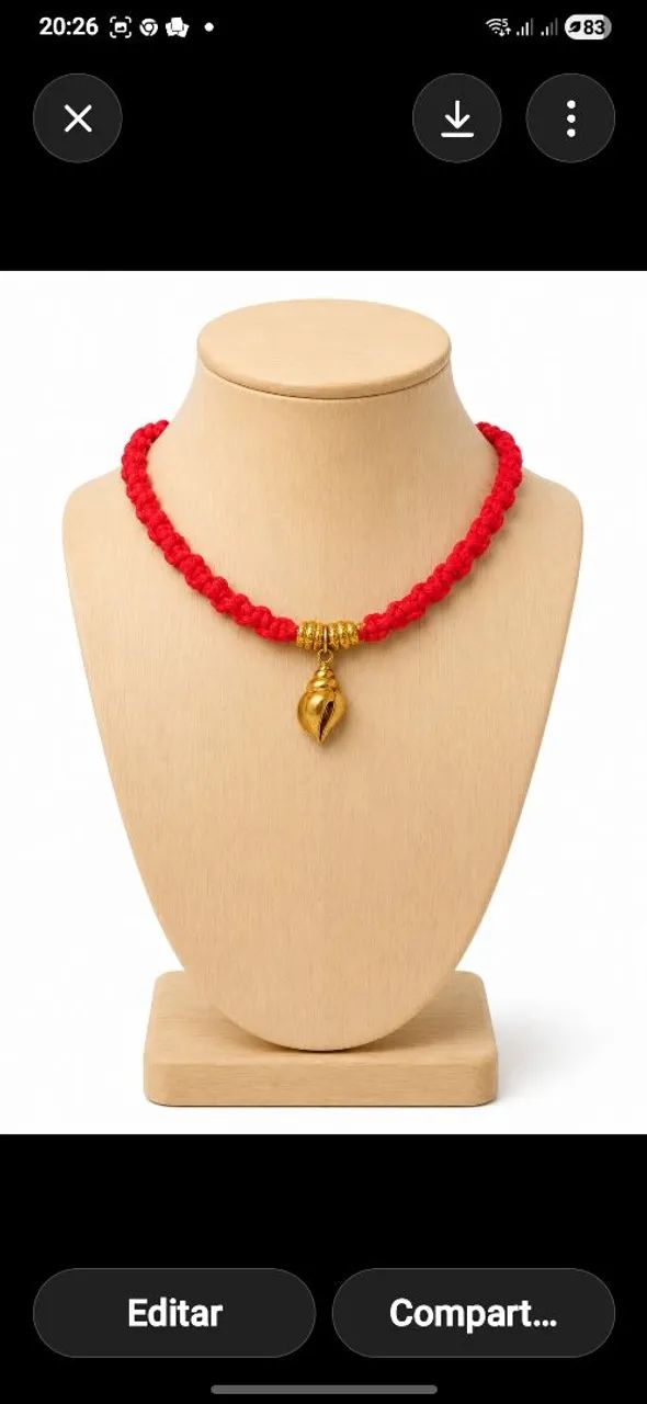Choker em macramê  - Foto 3