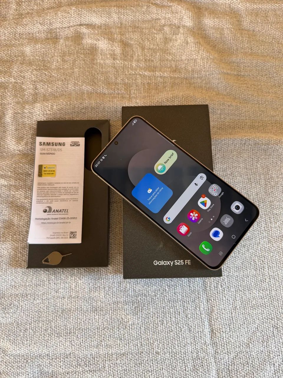 S25 FE 128GB três meses de uso 
