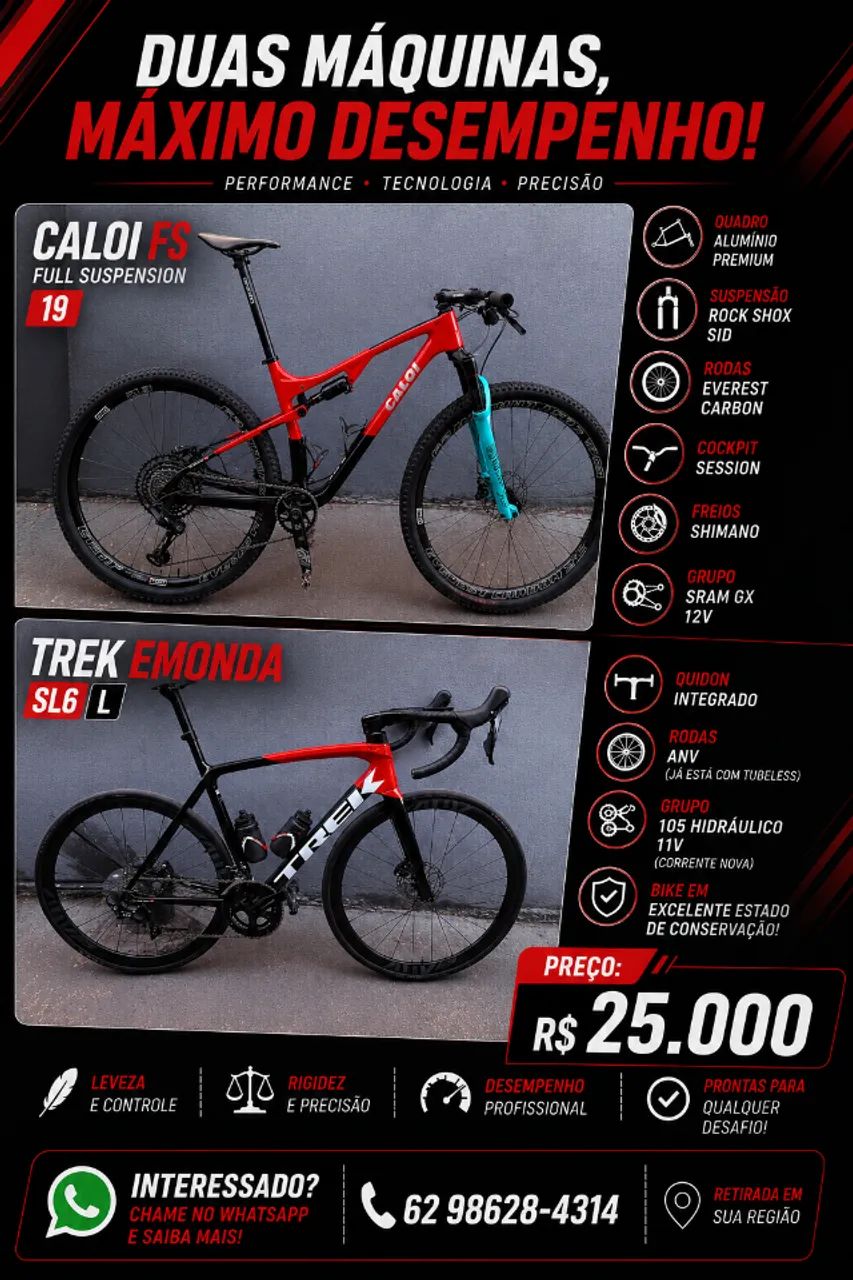 Bike ( caloi e trek )