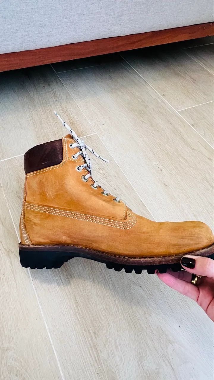 Coturno couro Timberland. (ORIGINAL) - Foto 2