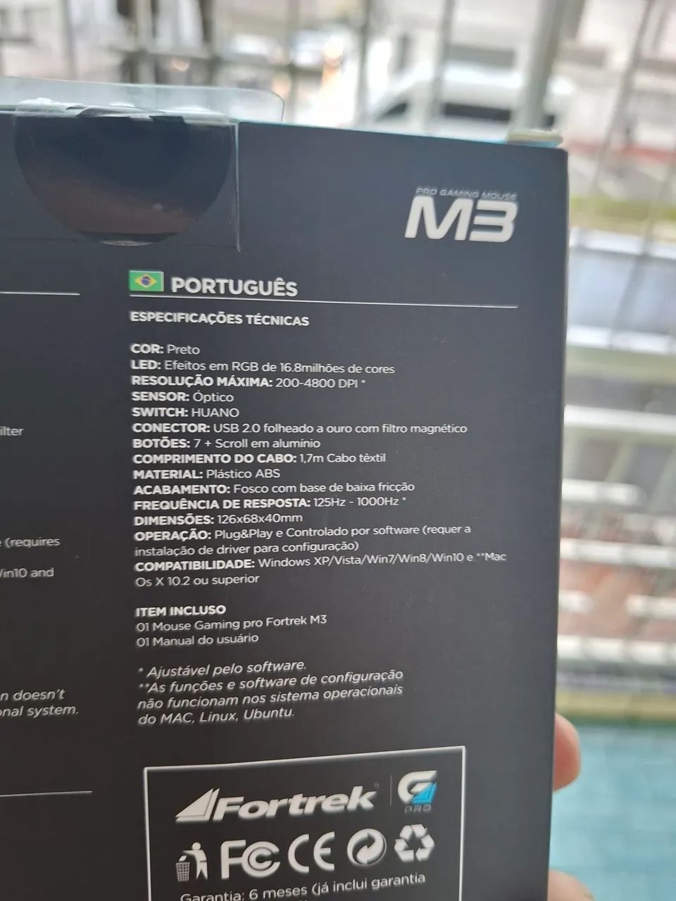 Teclado mecânico + mouse gpro fortek - Foto 4