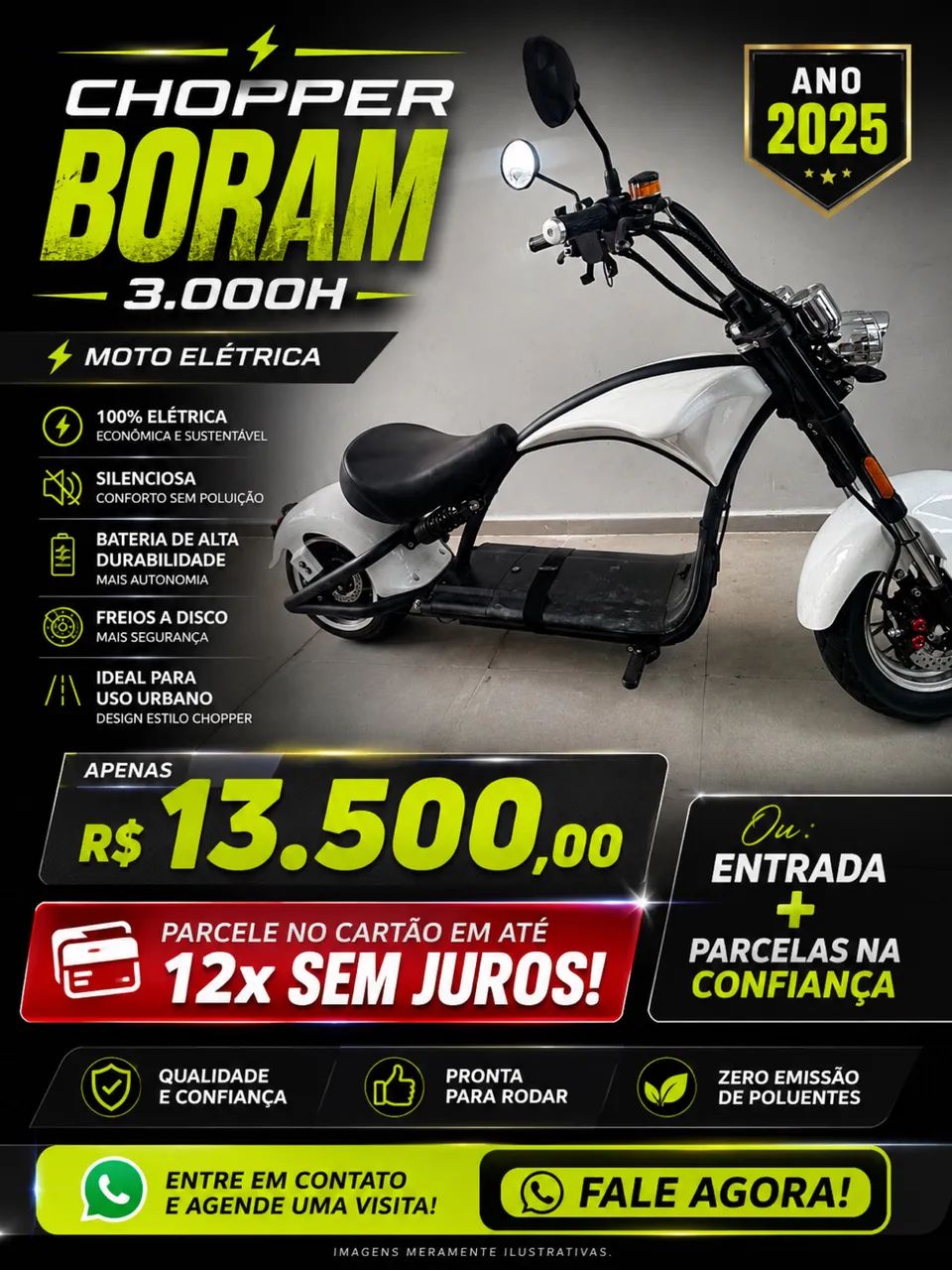 Chopper Boram 3.000 Watts 
