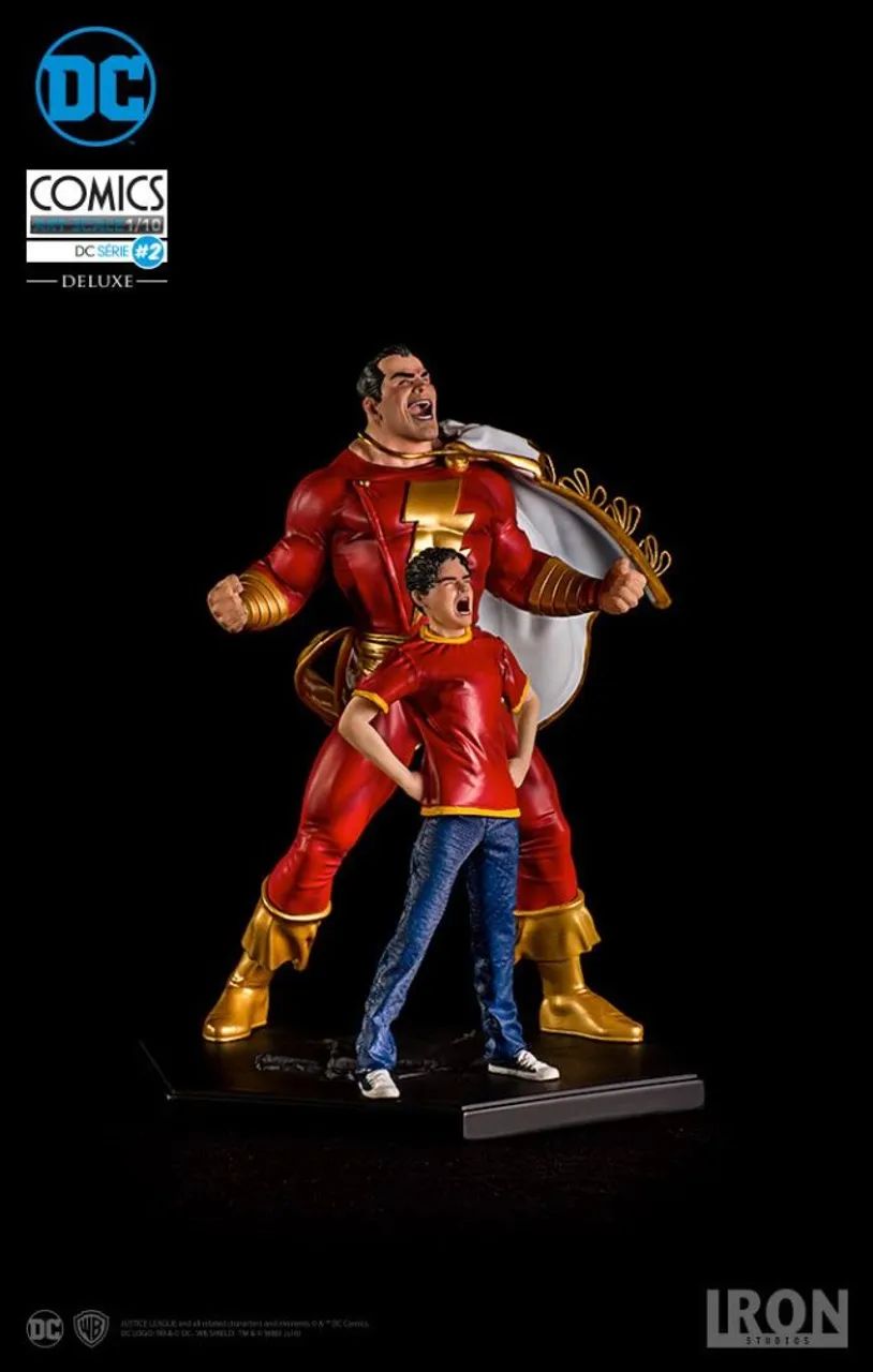 Shazam Deluxe Art Scale 1/10 Dc Comics Serie Sem Head Extra - Foto 3