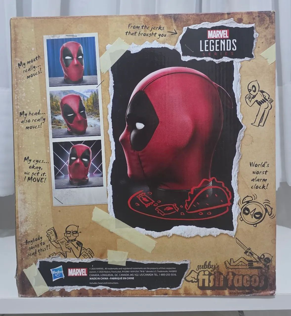 Marvel Legends - Cabeça interativa Premium de Deadpool - Foto 2
