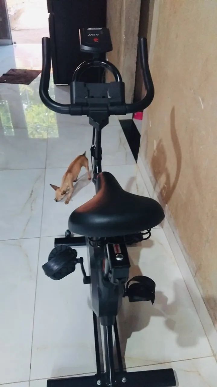 BICICLETA ERGOMÉTRICA SPINNING PROFISSIONAL PRETA - Foto 4
