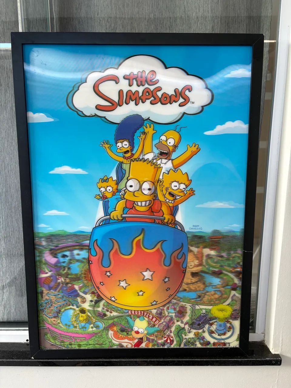 Quadro 3D dos Simpsons 50x70