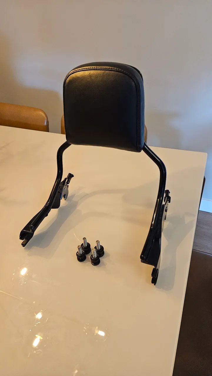 Sissy bar Removível Original Harley Davidson + Kit de Docking - Foto 5