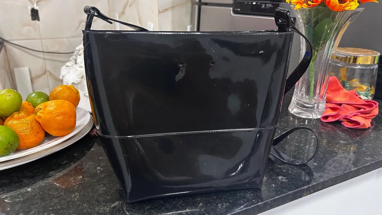 bolsa da petit jolie verniz original 