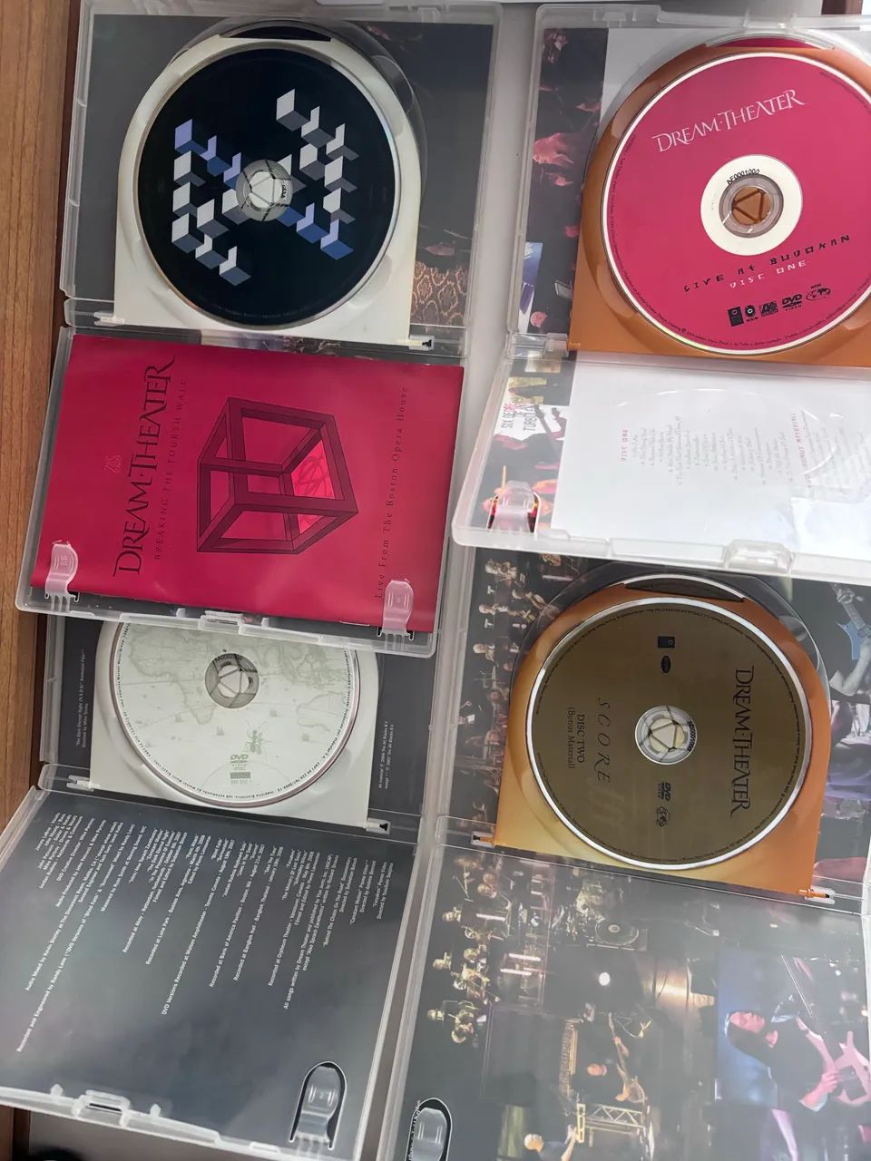 DREAM THEATER ? COLEÇÃO COM 4 DVDs ORIGINAIS - DVD, Blu-Ray e