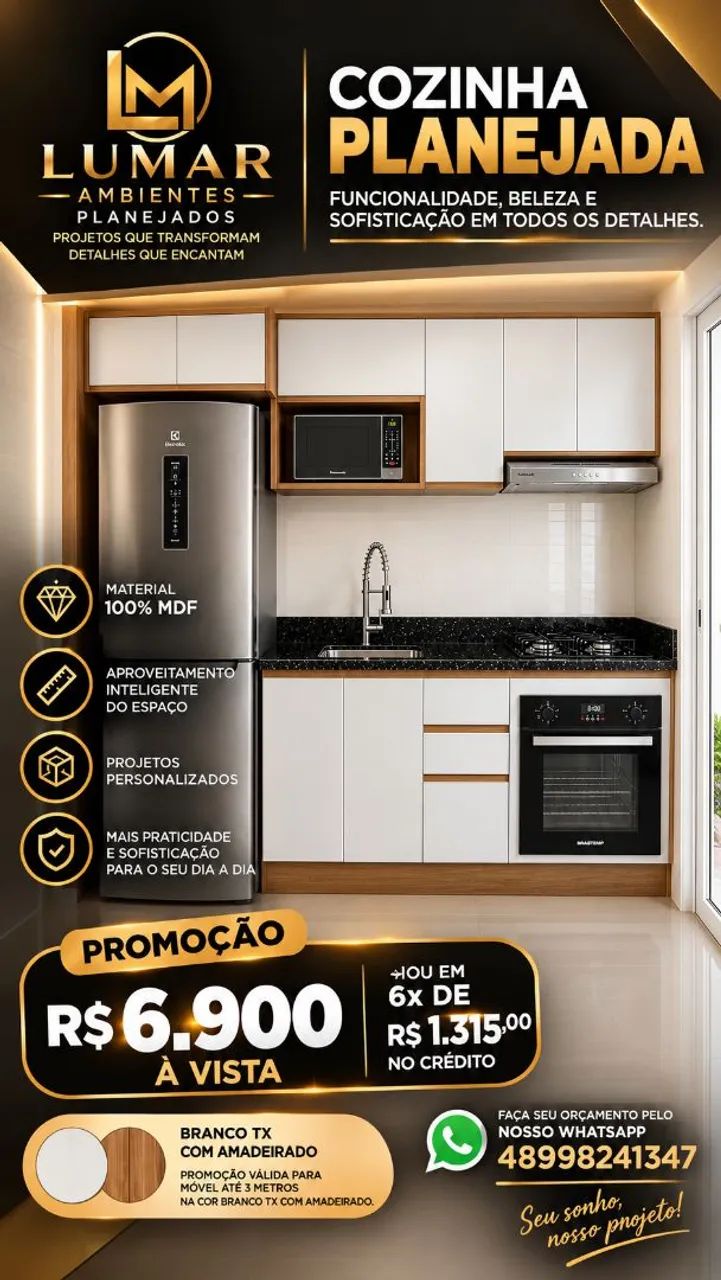 Móveis planejados promoção imperdível 
