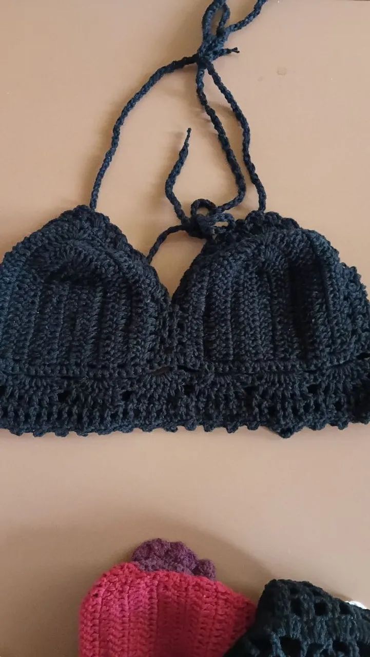 Tops em crochê  - Foto 5