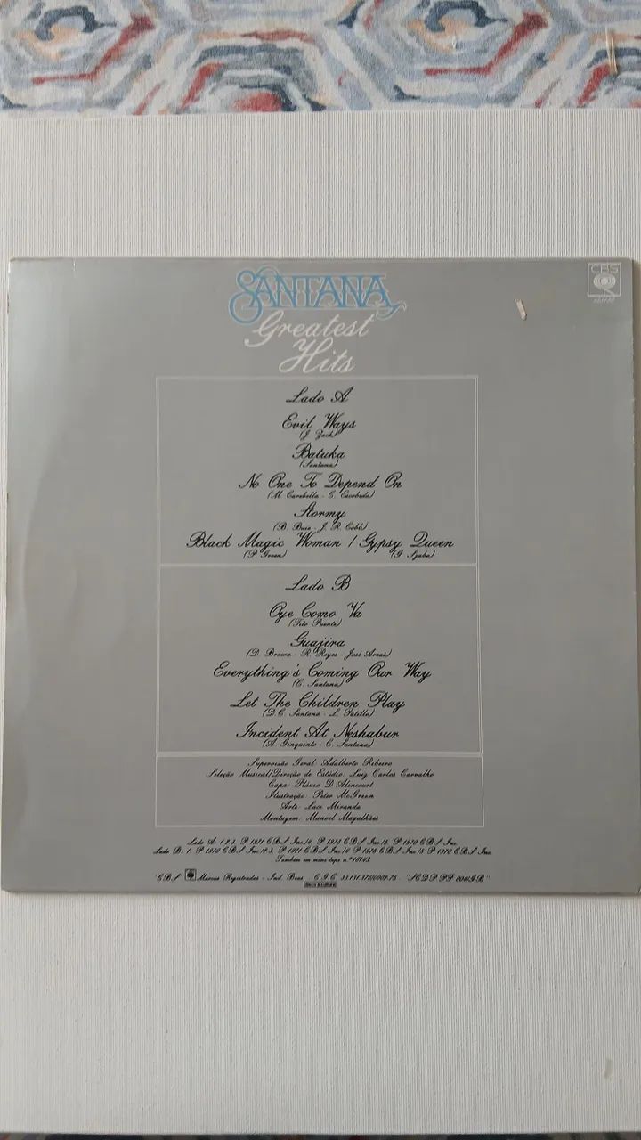 Lp Santana greatest hits usado  - Foto 2