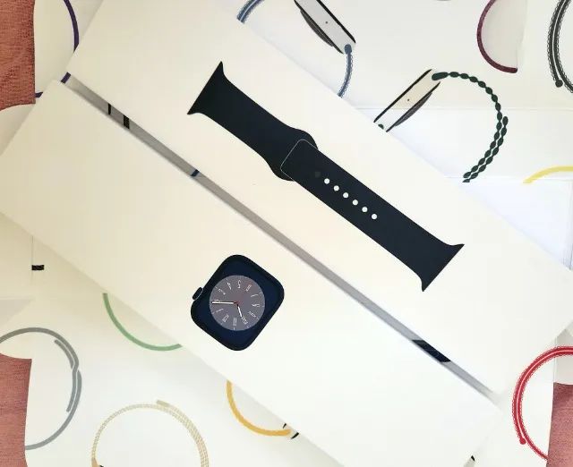 Apple Watch Série 8 45mm 32GB GPS, A prova D'água, Novíss, Caixa, Nota, Garantia - Foto 6