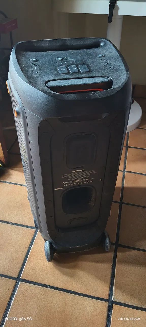 JBL partybox 310 para retirada de peças 