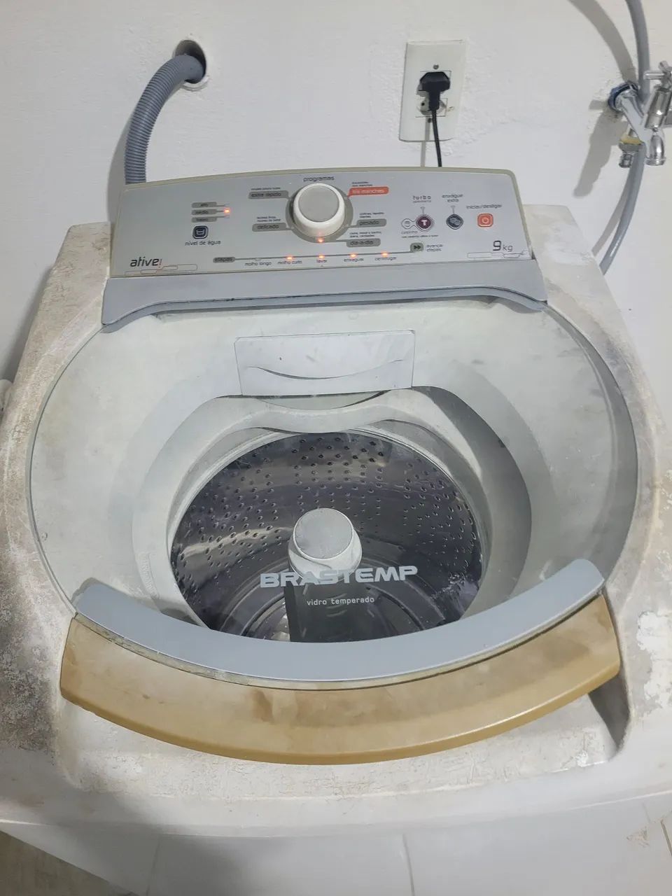Maquina de lavar Funcionando