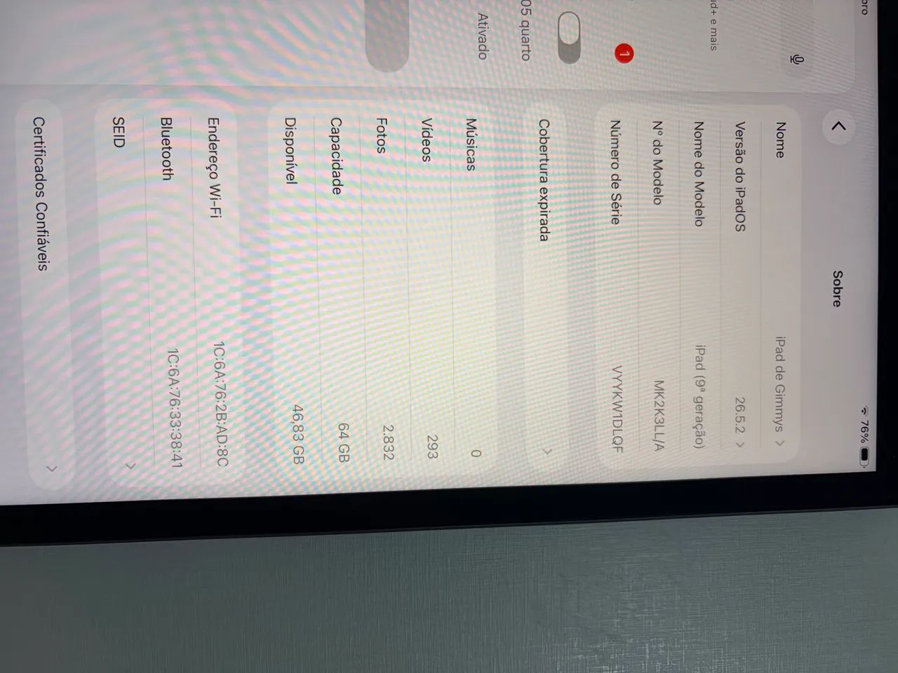 iPad 11? geração 9 - Wi-Fi  - Foto 3