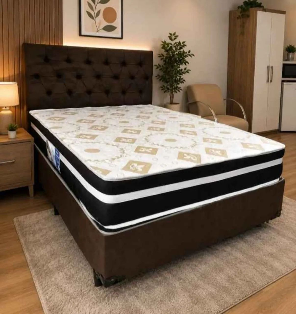 BASE SIMPLES + COLCHÃO D33 890,00 FRETE GRÁTIS 