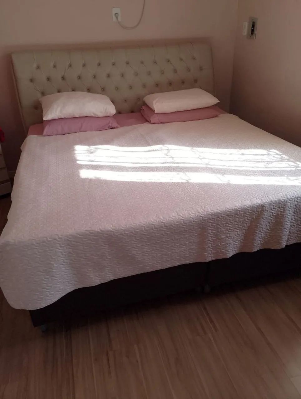 Vendo cama King + Cabeceira - Foto 3