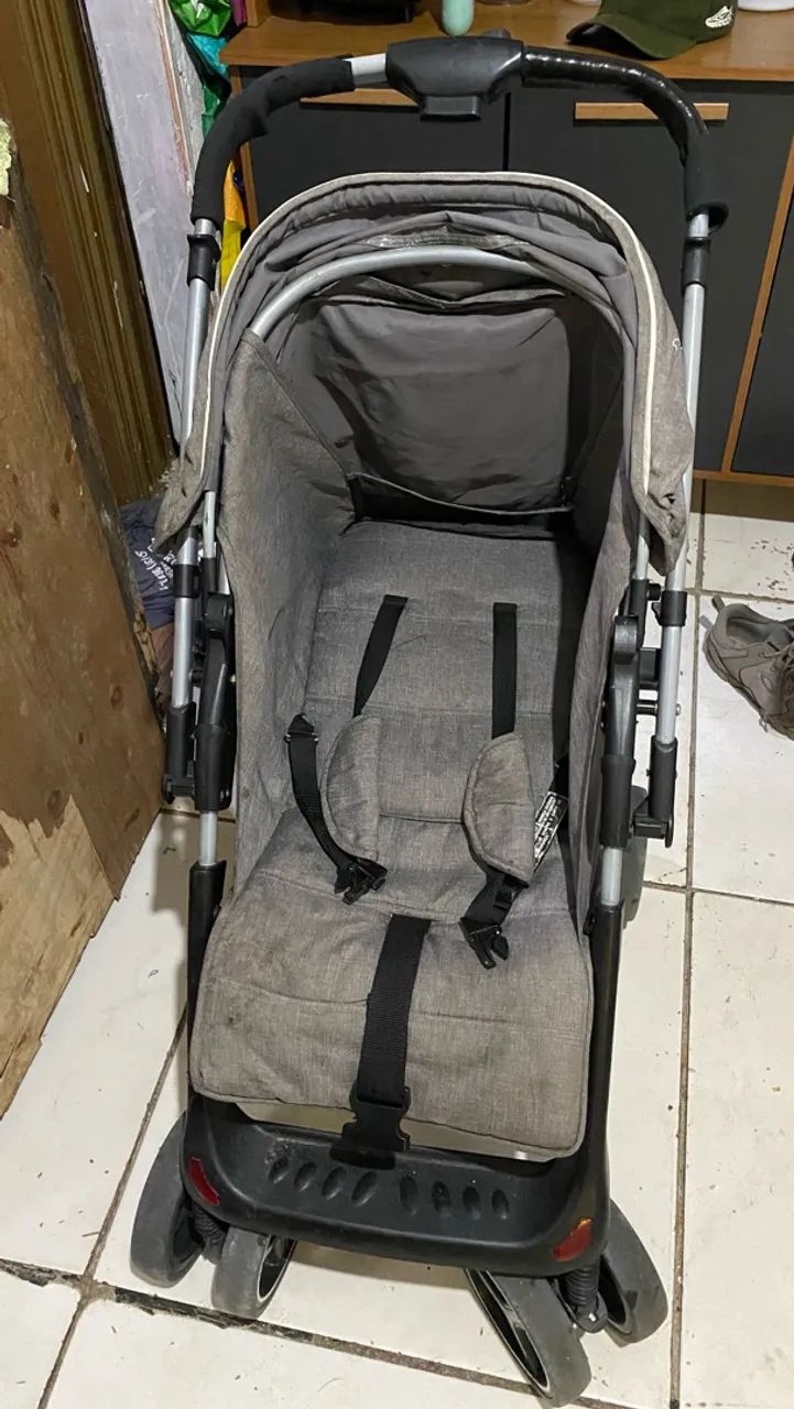 Carrinho de bebê e bebe conforto - Foto 3