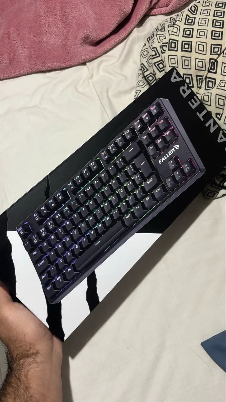 Teclado Fallen Pantera TKL Switch Azul