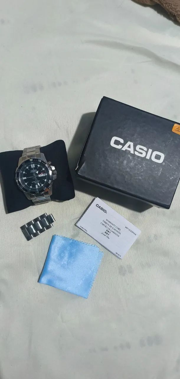 Relógio Casio MTD-1079D-1AV Super Illuminator - Foto 3