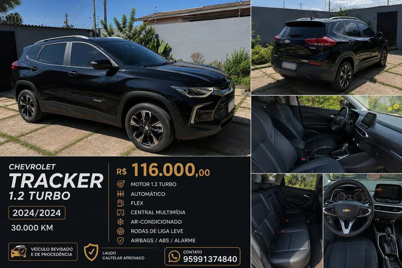 Chevrolet Tracker Premier 1.2 Turbo 12V Flex AUT 2024