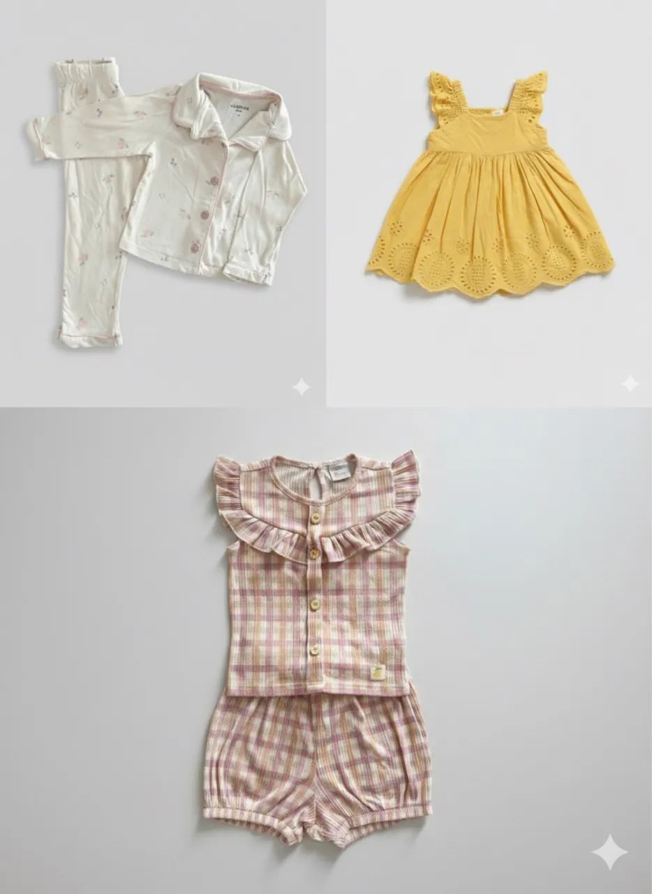 Lote de roupas de 1 a 2 anos Menina  - Foto 6