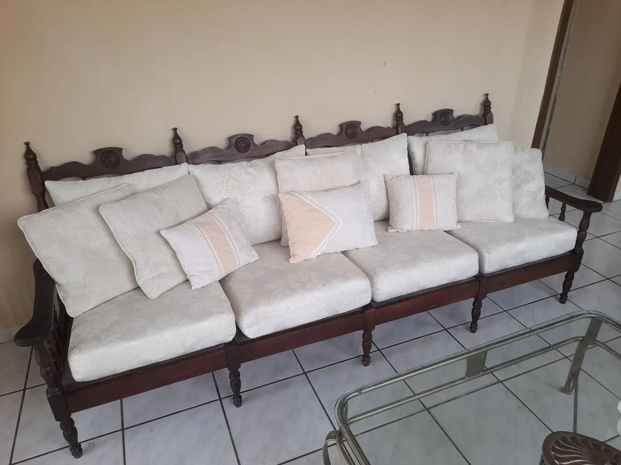 Conjunto de sofá colônial - Foto 2