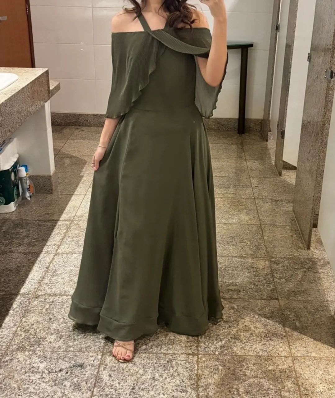 Vestido verde oliva 